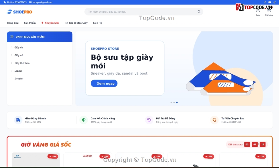 giày dép,Web bán giày  MVC,web bán giày dép